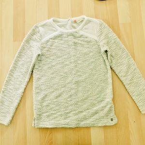 White and sparkly sweater